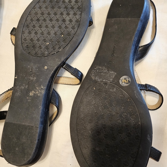 ANTONIO MELANI Black Sandals with Silver Embellishments - Picture 2 of 3